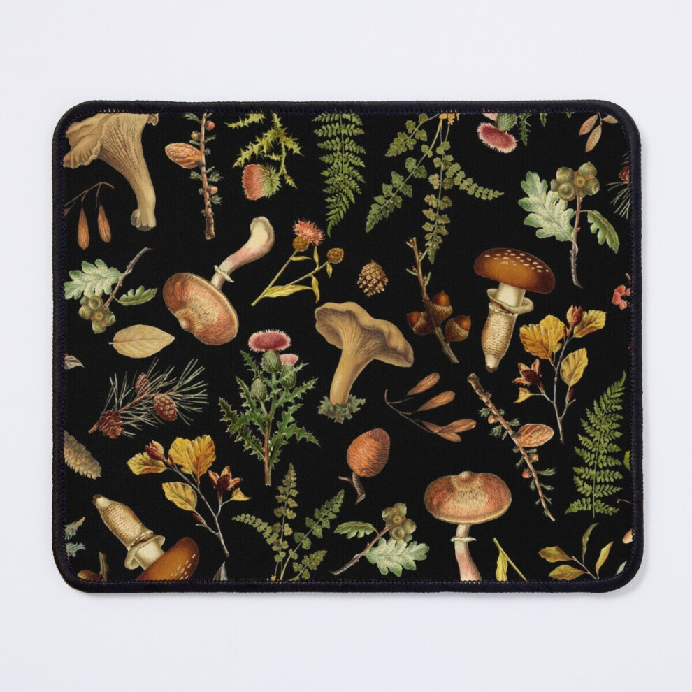 Mouse Pad Vintage Mushroom Woodland Garden 11.8 X 9.8 Inch Computer Mat Gaming Office Mousepad 7802738121636