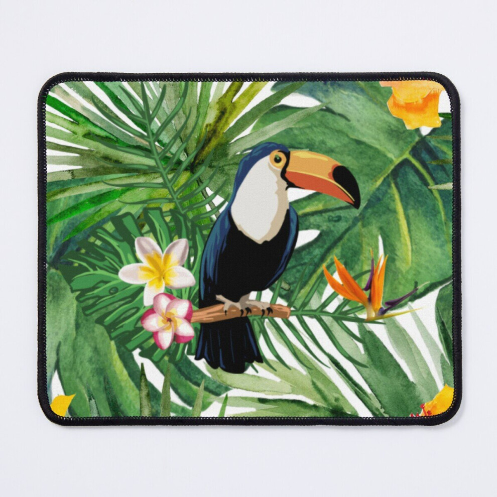 Mouse Pad Jungle (Tucan) 11.8 X 9.8 Inch Computer Mat Gaming Office Mousepad 7802738195101