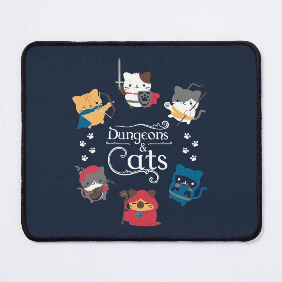 Mouse Pad Dungeons And Cats 11.8 X 9.8 Inch Computer Mat Gaming Office Mousepad 7802738136685
