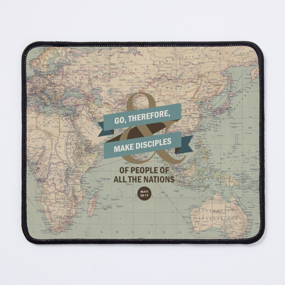 Mouse Pad Matthew 28:19 11.8 X 9.8 Inch Computer Mat Gaming Office Mousepad 7802738126624