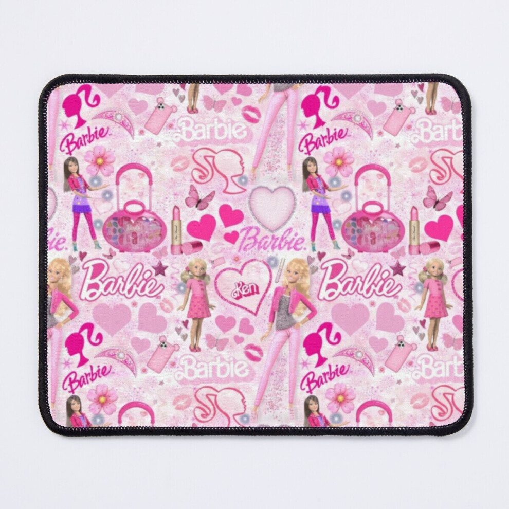 Mouse Pad Barbie Collage 11.8 X 9.8 Inch Computer Mat Gaming Office Mousepad 7802738173048