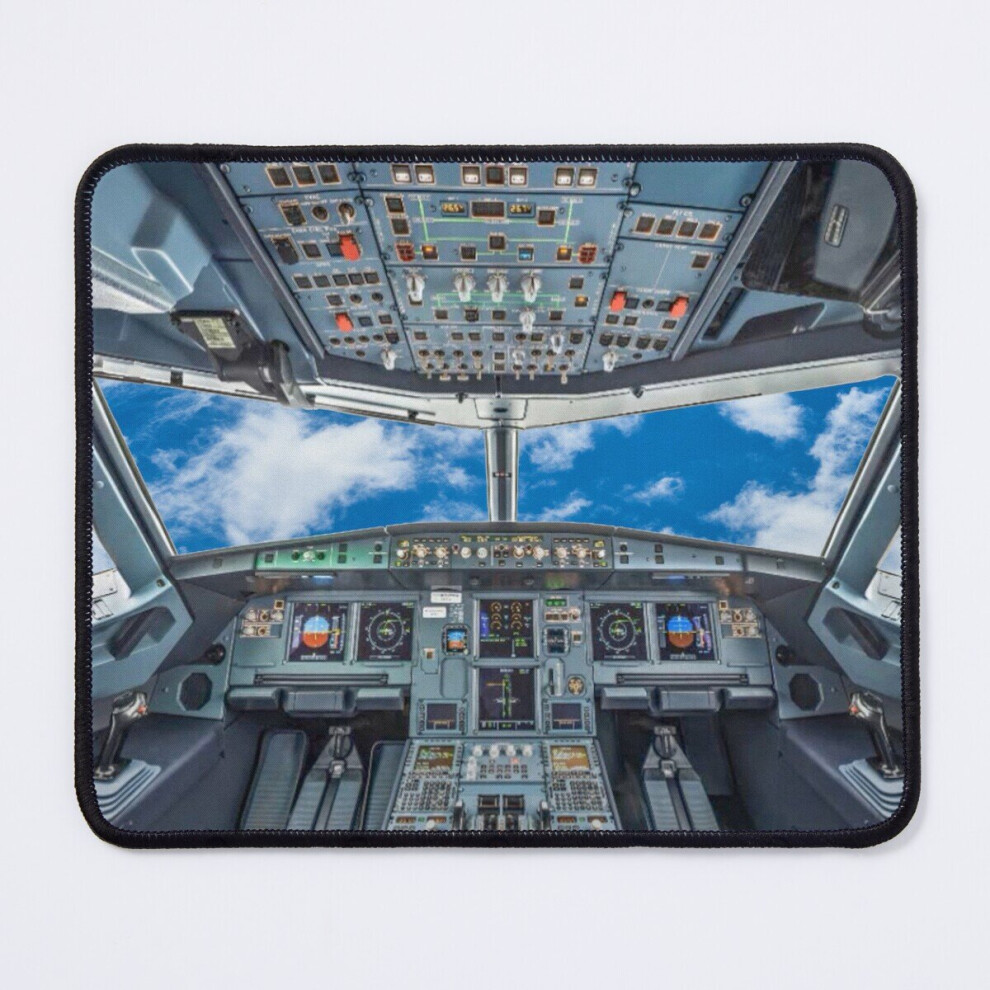Mouse Pad Airbus A320 Cockpit 11.8 X 9.8 Inch Computer Mat Gaming Office Mousepad 7802738114065