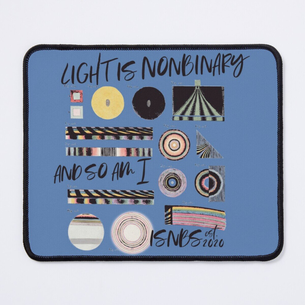 Mouse Pad Is Nonbinary And So Am I. 11.8 X 9.8 Inch Computer Mat Gaming Office Mousepad Light 7802738175417