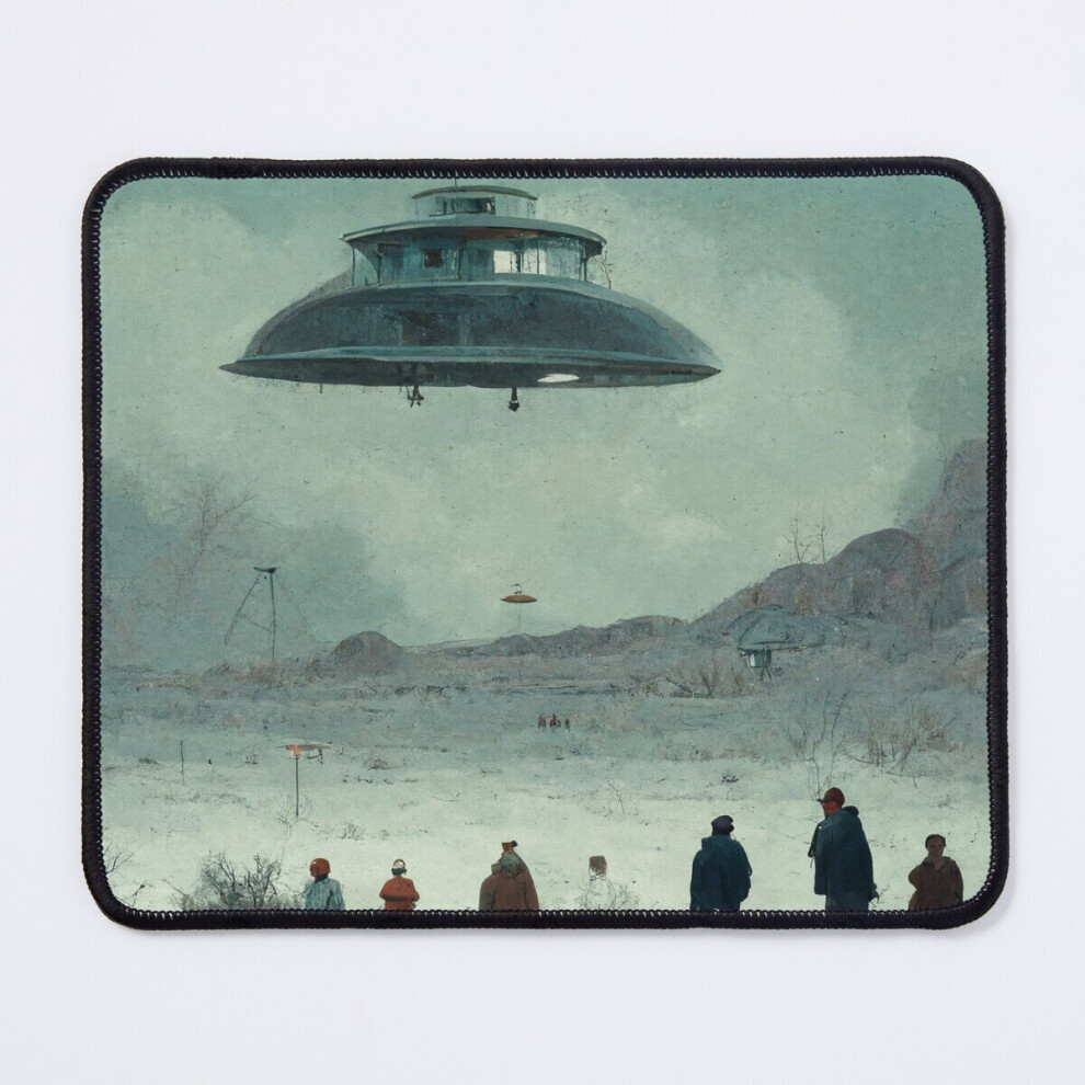 Mouse Pad An Encounter At Area 51 11.8 X 9.8 Inch Computer Mat Gaming Office Mousepad 7802738197167