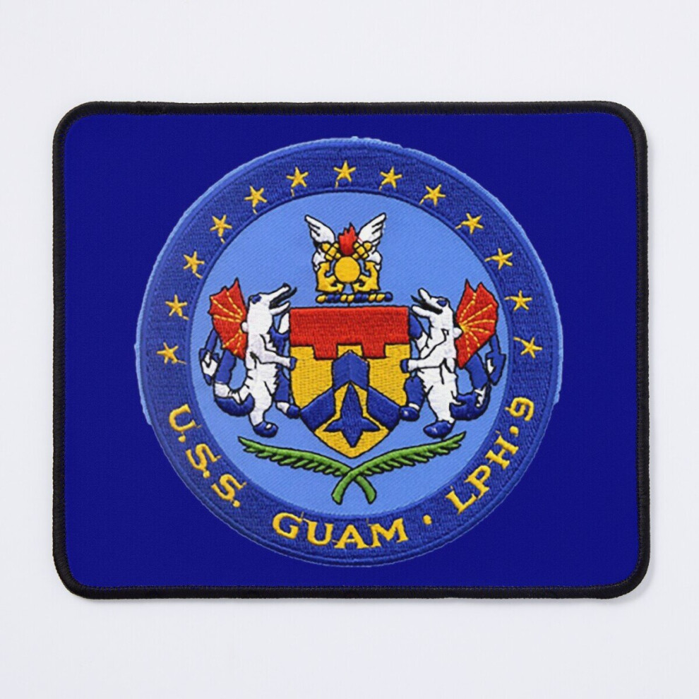 Mouse Pad Uss Guam (Lph-9) Ship's Store 11.8 X 9.8 Inch Computer Mat Gaming Office Mousepad 7802738187366
