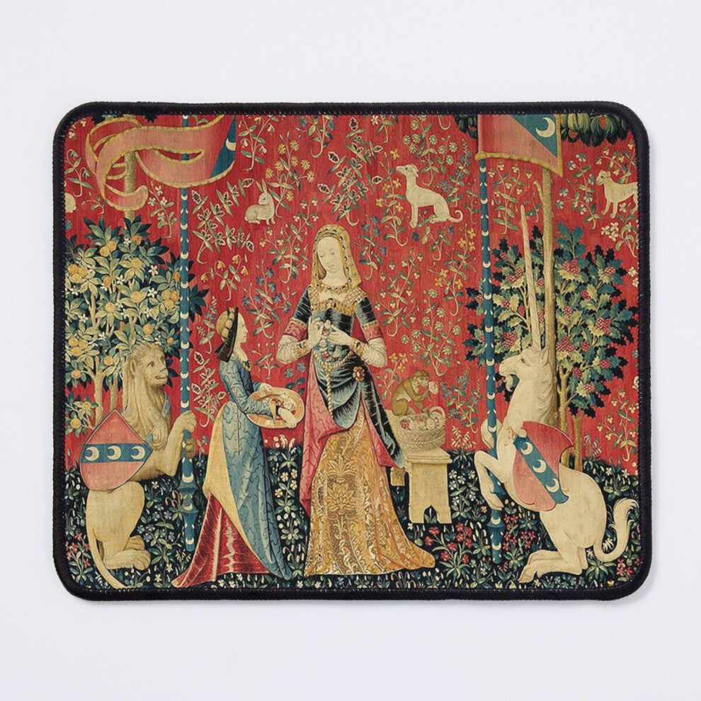 Mouse Pad The Lady And The Unicorn: Ã Mon Seul Dã©Sir 11.8 X 9.8 Inch Computer Mat Gaming Office Mousepad 7802738119220