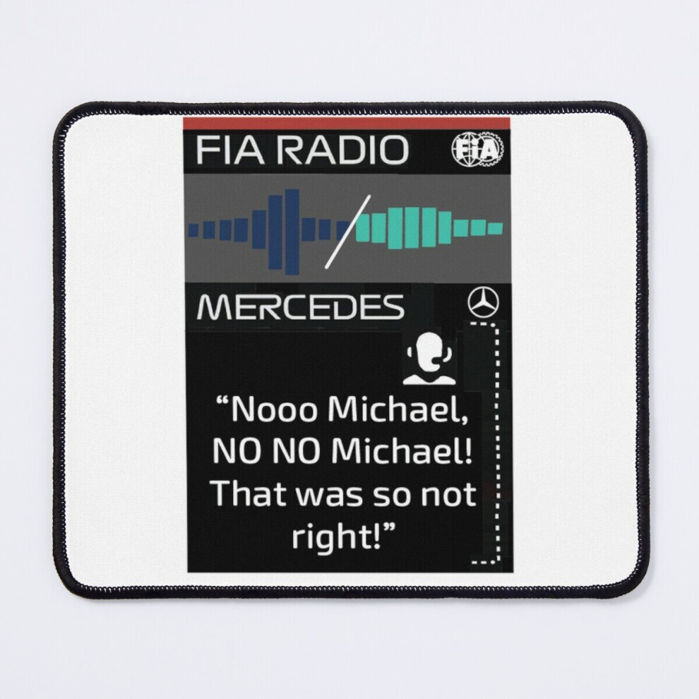 Mouse Pad Toto Wolff Angry Team Radio Abu Dhabi 2021 11.8 X 9.8 Inch Computer Mat Gaming Office Mousepad 7802738126778