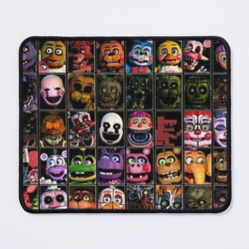 Mouse Pad FNAF Characters 11.8 x 9.8 inch Computer Mat Gaming Office Mousepad