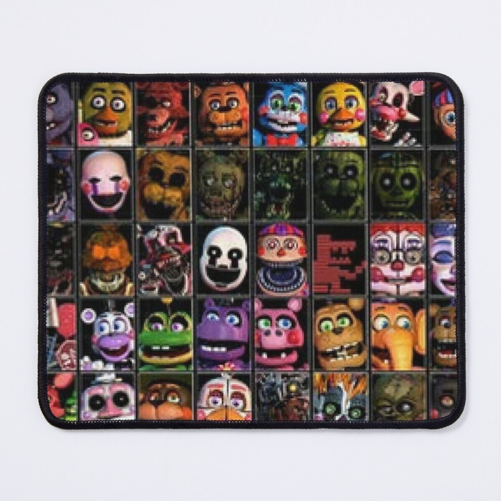 Mouse Pad Fnaf Characters 11.8 X 9.8 Inch Computer Mat Gaming Office Mousepad 7802738110340