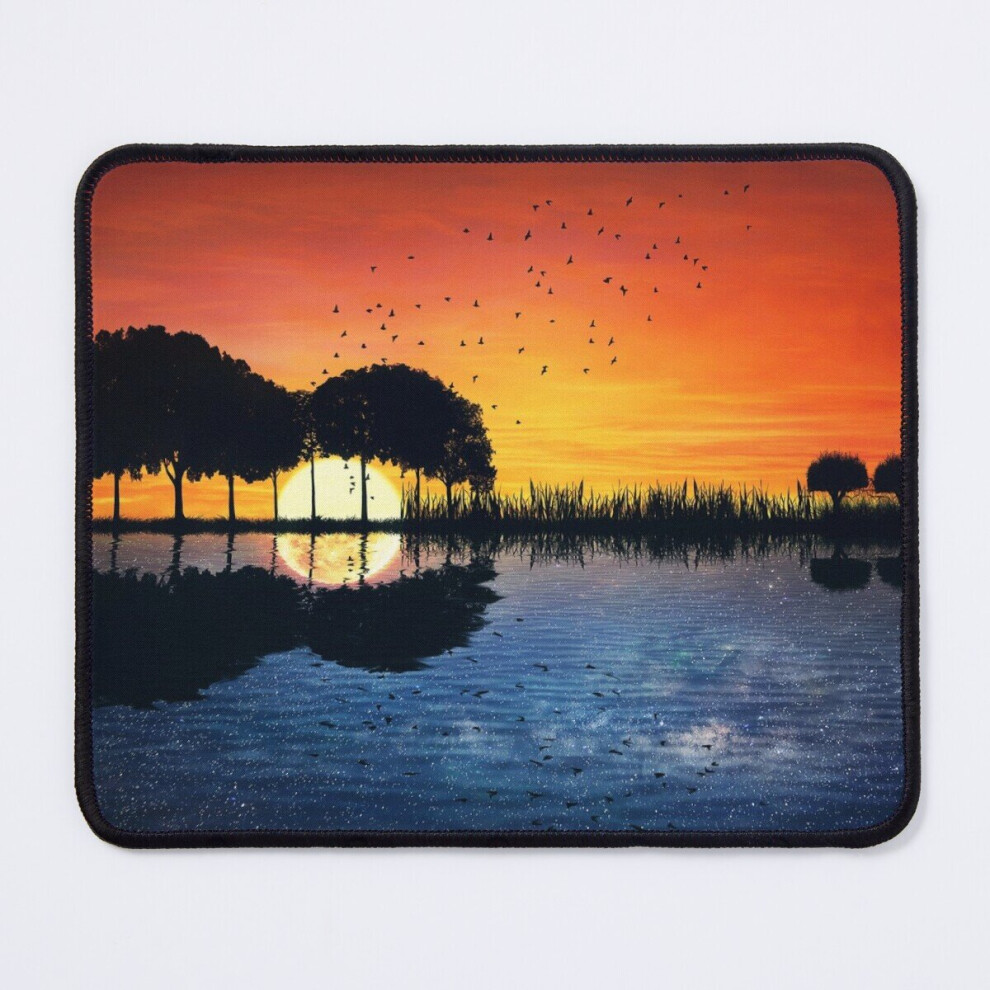 Mouse Pad Guitar Island Day And Night 11.8 X 9.8 Inch Computer Mat Gaming Office Mousepad 7802738190854