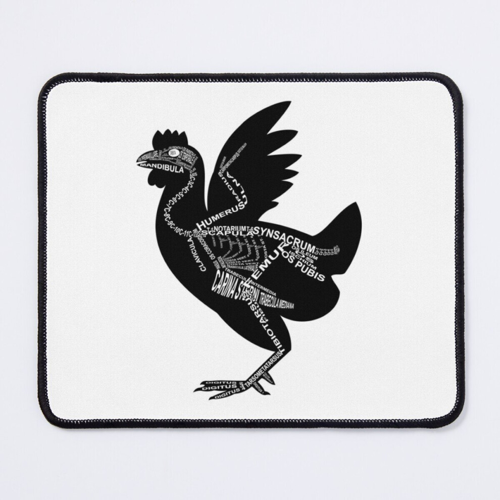 Mouse Pad Chicken Skeleton 11.8 X 9.8 Inch Computer Mat Gaming Office Mousepad 7802738166552