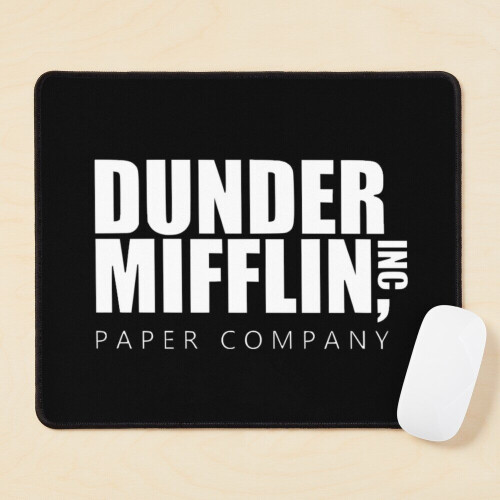 Mouse Pad Dunder Mifflin, Inc. 11.8 x 9.8 inch Computer Mat Gaming Office Mousepad 1