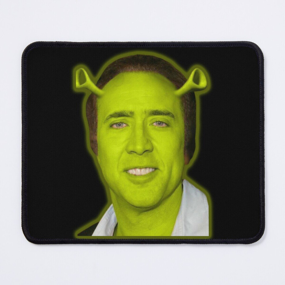 Mouse Pad Nicolas Shrek Cage - Nicholas Cage - Nick Cage - Nic Cage 11.8 X 9.8 Inch Computer Mat Gaming Office Mousepad 7802738206463