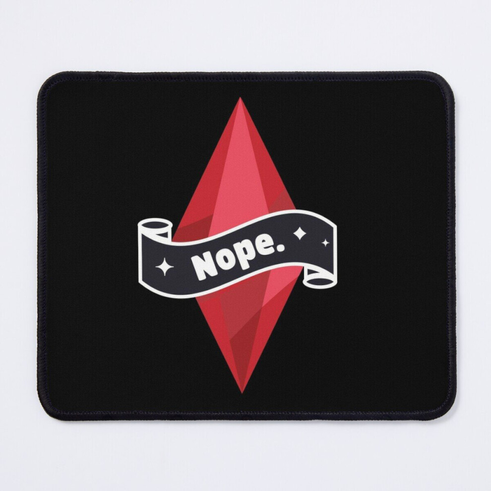 Mouse Pad Plumbob Nope 11.8 X 9.8 Inch Computer Mat Gaming Office Mousepad 7802738147025