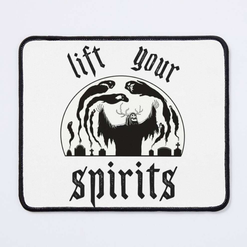 Mouse Pad Lift Your Spirits ( Text) 11.8 X 9.8 Inch Computer Mat Gaming Office Mousepad Black 7802738124255