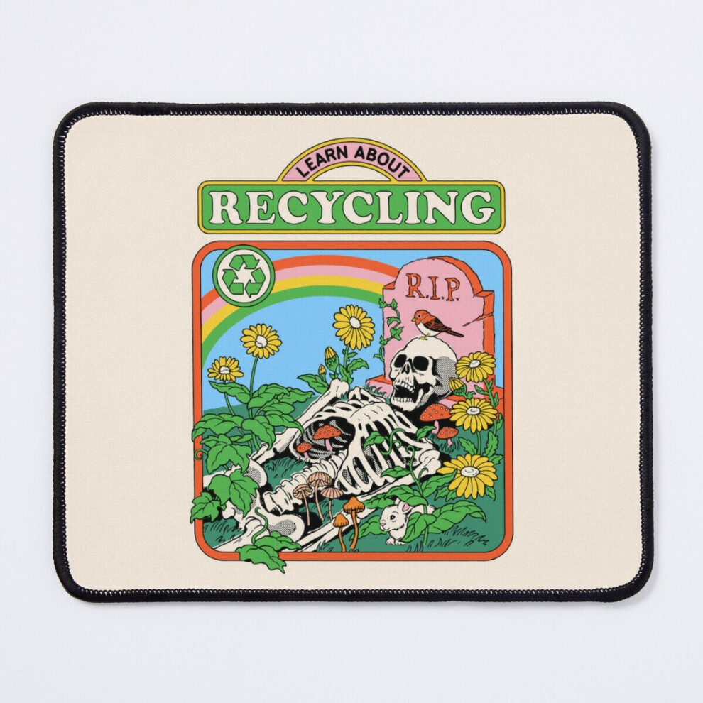 Mouse Pad Learn About Recycling 11.8 X 9.8 Inch Computer Mat Gaming Office Mousepad 7802738164039