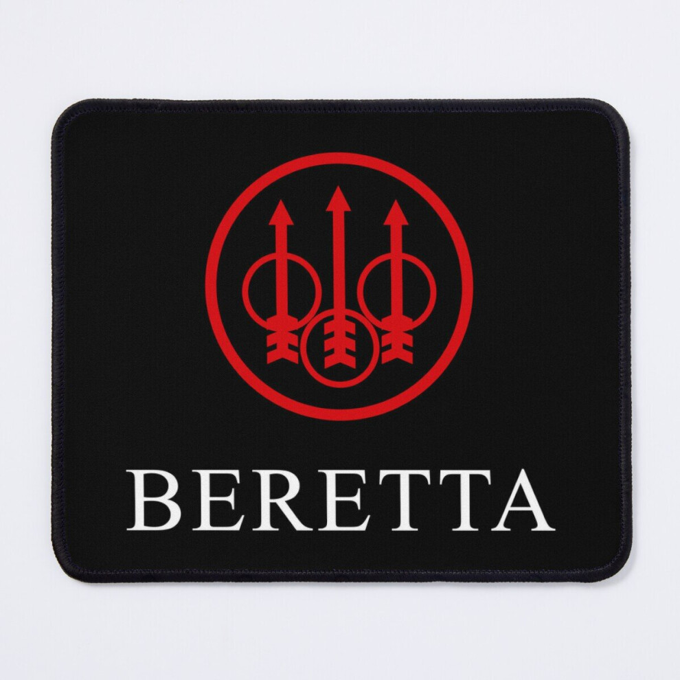 Mouse Pad Beretta Firearms Logo ( Text) 11.8 X 9.8 Inch Computer Mat Gaming Office Mousepad Black 7802738176919