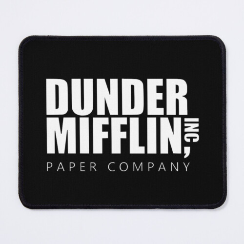 Mouse Pad Dunder Mifflin, Inc. 11.8 x 9.8 inch Computer Mat Gaming Office Mousepad