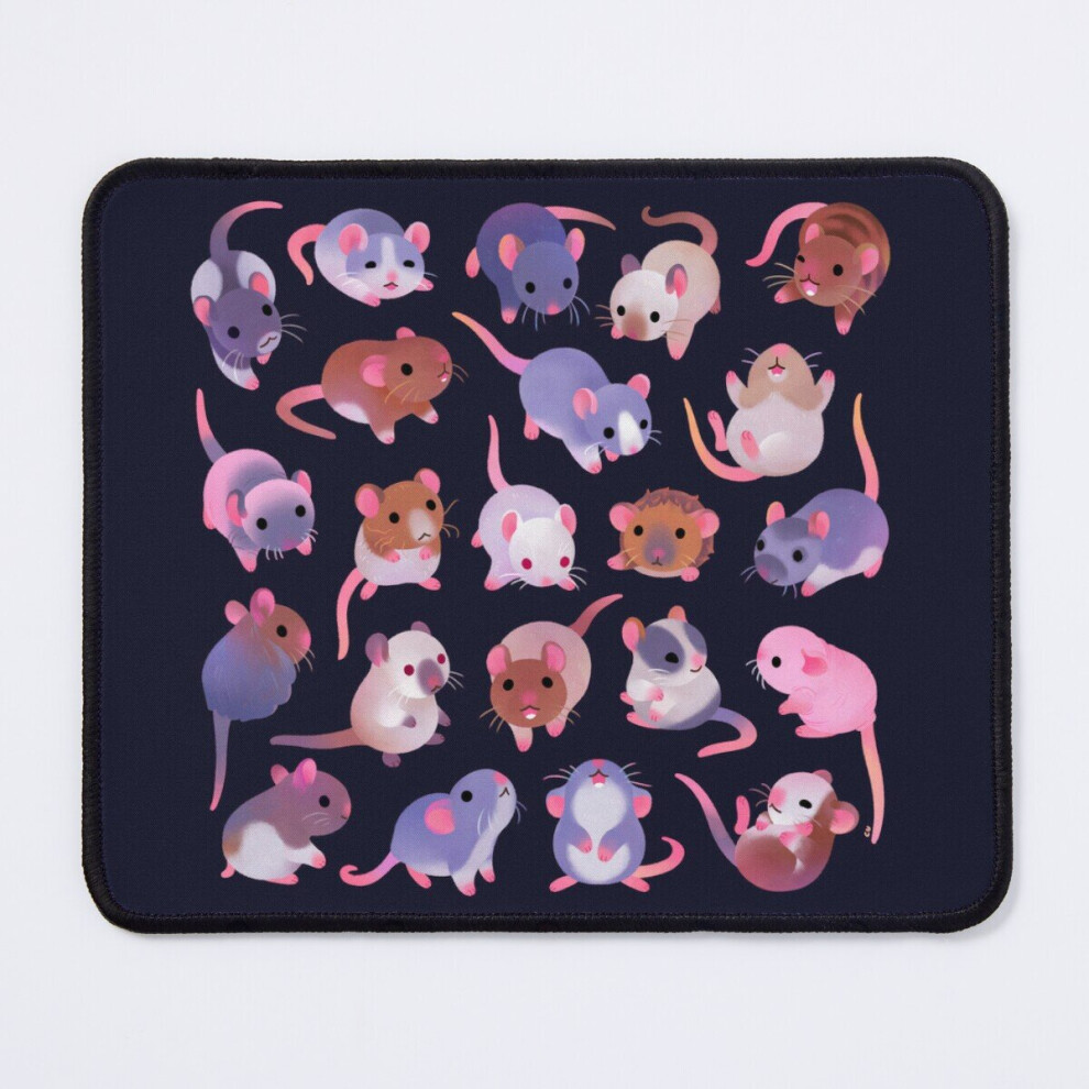Mouse Pad Fancy Rat - 11.8 X 9.8 Inch Computer Mat Gaming Office Mousepad Dark 7802738159264