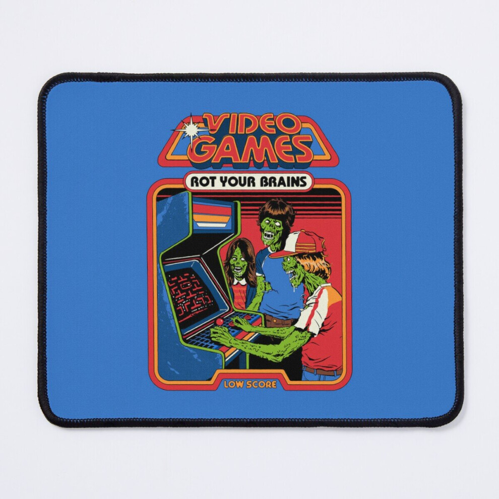 Mouse Pad Video Games Rot Your Brains 11.8 X 9.8 Inch Computer Mat Gaming Office Mousepad 7802738167856