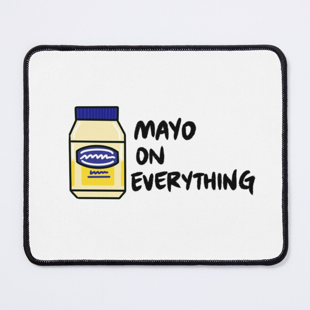 Mouse Pad Mayo (Mayonnaise) On Everything 11.8 X 9.8 Inch Computer Mat Gaming Office Mousepad 7802738124330