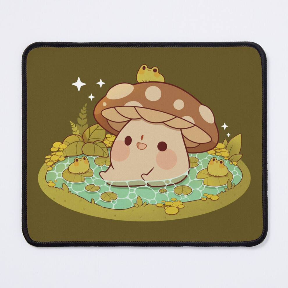 Mouse Pad Cute Mushroom In A Frog Pond 11.8 X 9.8 Inch Computer Mat Gaming Office Mousepad 7802738191158