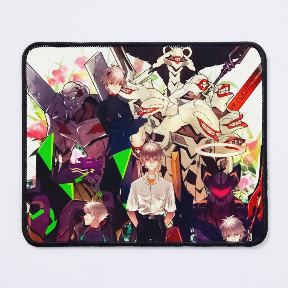 Mouse Pad Kaworu Nagisa Neon Genesis Evangelion 11.8 X 9.8 Inch Computer Mat Gaming Office Mousepad 7802738165692