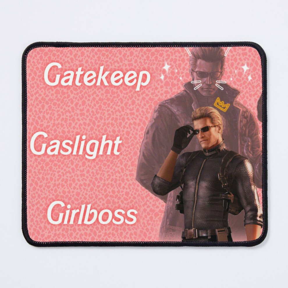 Mouse Pad Wesker : Gaslight Gatekeep Girlboss 11.8 X 9.8 Inch Computer Mat Gaming Office Mousepad 7802738119350