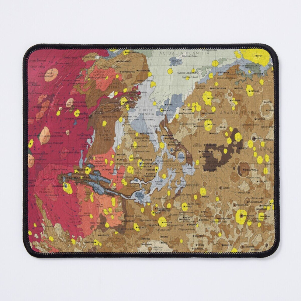 Mouse Pad Geology Of Mars 11.8 X 9.8 Inch Computer Mat Gaming Office Mousepad 7802738129366