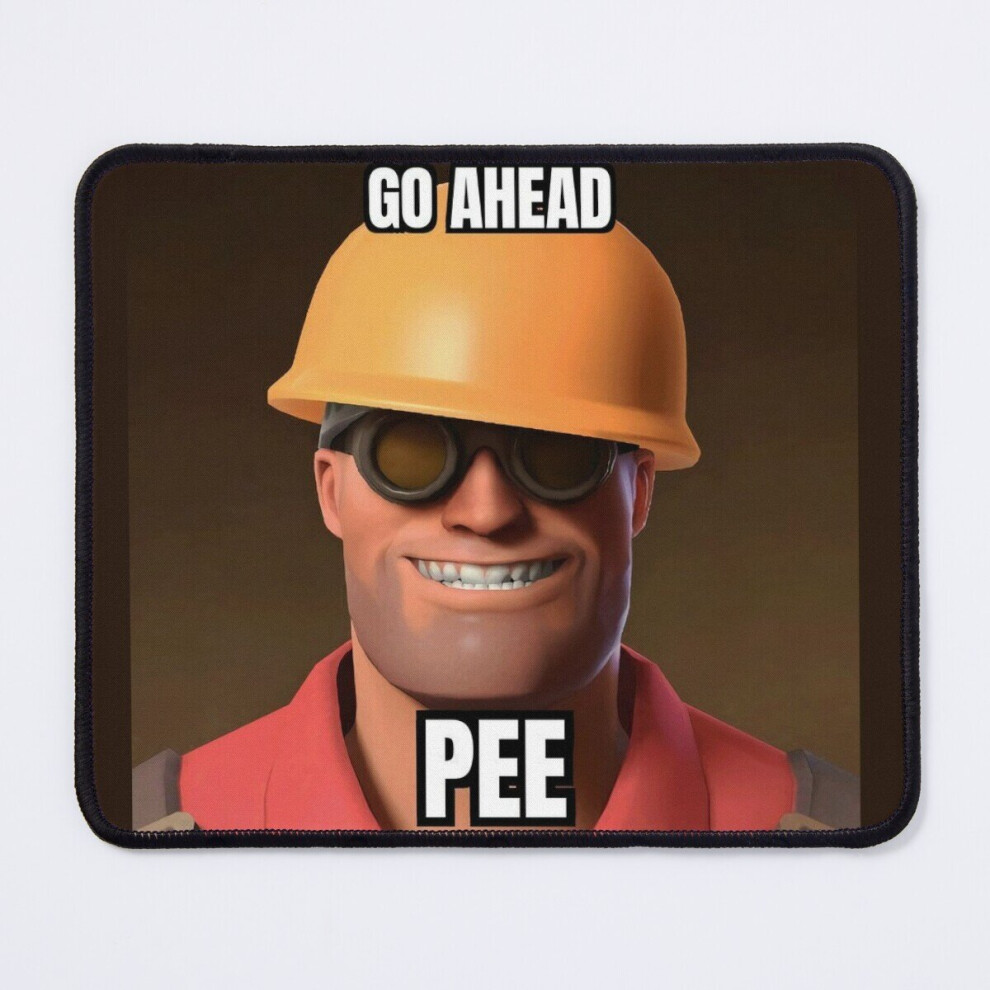 Mouse Pad Tf2 - Go Ahead Pee 11.8 X 9.8 Inch Computer Mat Gaming Office Mousepad 7802738111958
