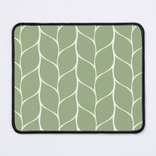 Mouse Pad Aesthetic Minimalistic Sage Green Geometric 11.8 x 9.8 inch Computer Mat Gaming Office Mousepad