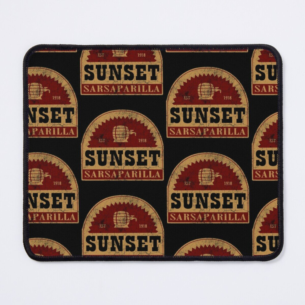 Mouse Pad Sunset Sarsaparilla Distressed Logo 11.8 X 9.8 Inch Computer Mat Gaming Office Mousepad 7802738157987