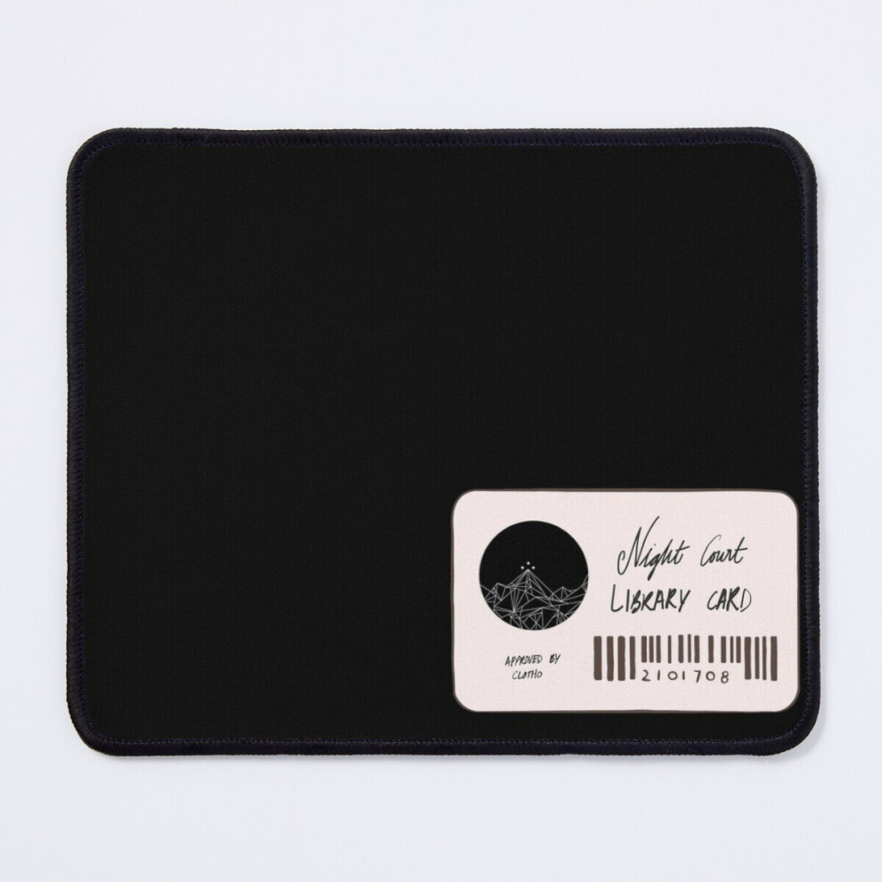 Mouse Pad Night Court / Velaris Library Card - Acotar 11.8 X 9.8 Inch Computer Mat Gaming Office Mousepad 7802738166385