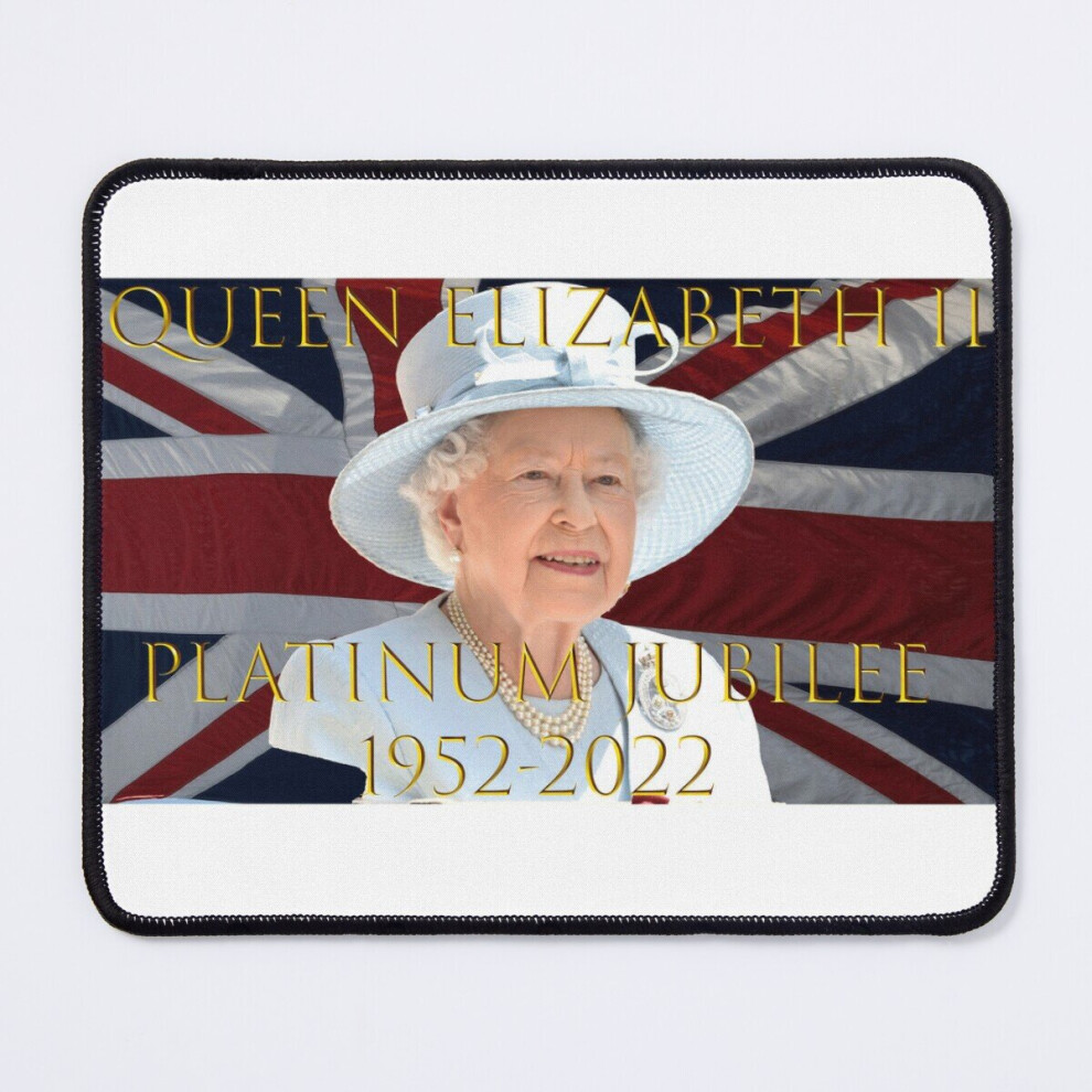 Mouse Pad Queen Elizabeth Ii Platinum Jubilee 11.8 X 9.8 Inch Computer Mat Gaming Office Mousepad 7802738139846