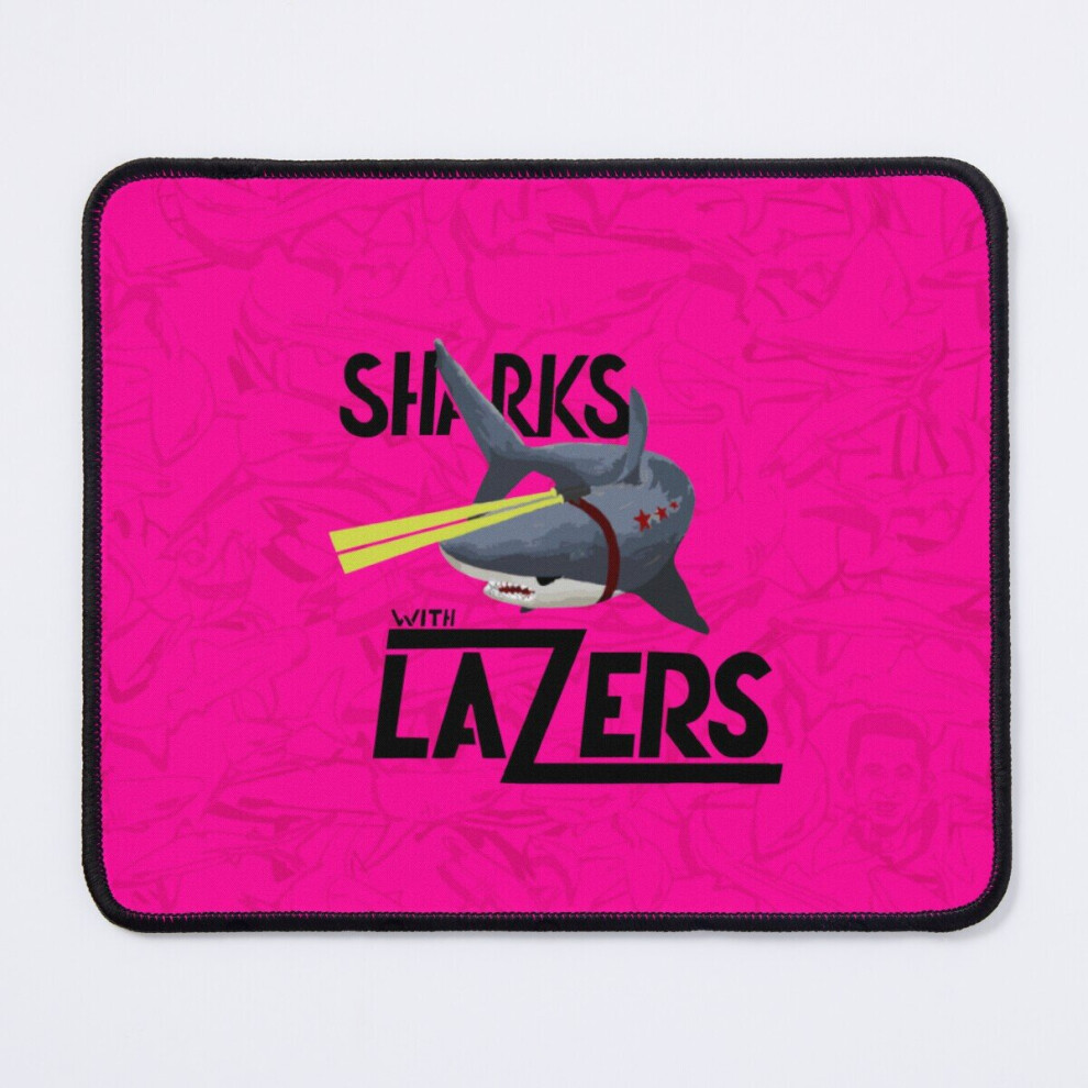 Mouse Pad The Sharks With Lazers 11.8 X 9.8 Inch Computer Mat Gaming Office Mousepad 7802738139549