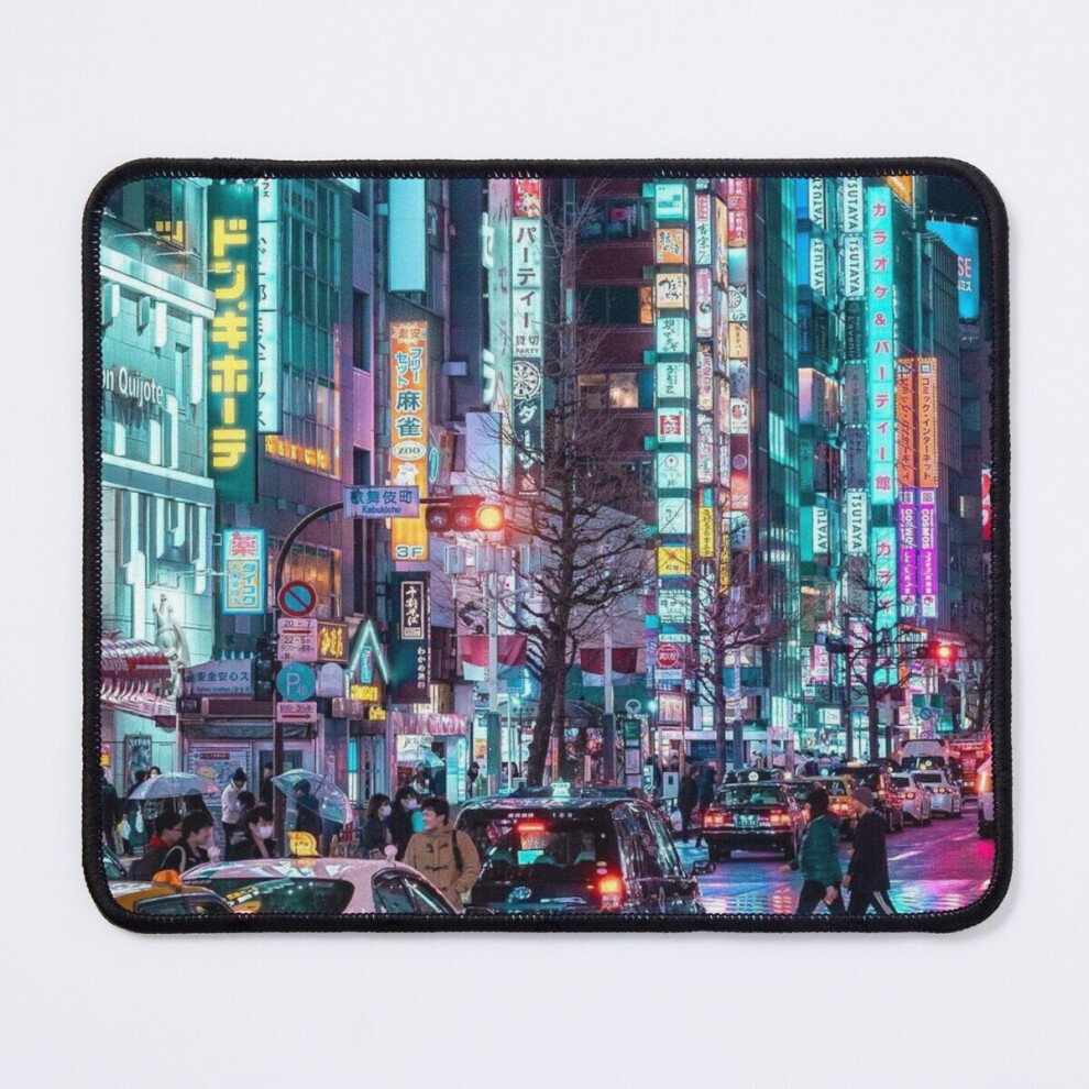 Mouse Pad Tokyo,Neon Street In Shinjuku 11.8 X 9.8 Inch Computer Mat Gaming Office Mousepad 7802738161892