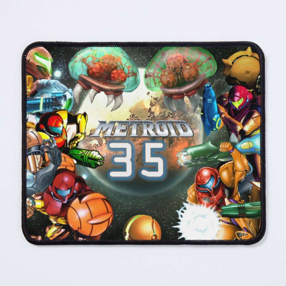 Mouse Pad Metroid 35Th Anniversary Graphic 11.8 X 9.8 Inch Computer Mat Gaming Office Mousepad 7802738180626
