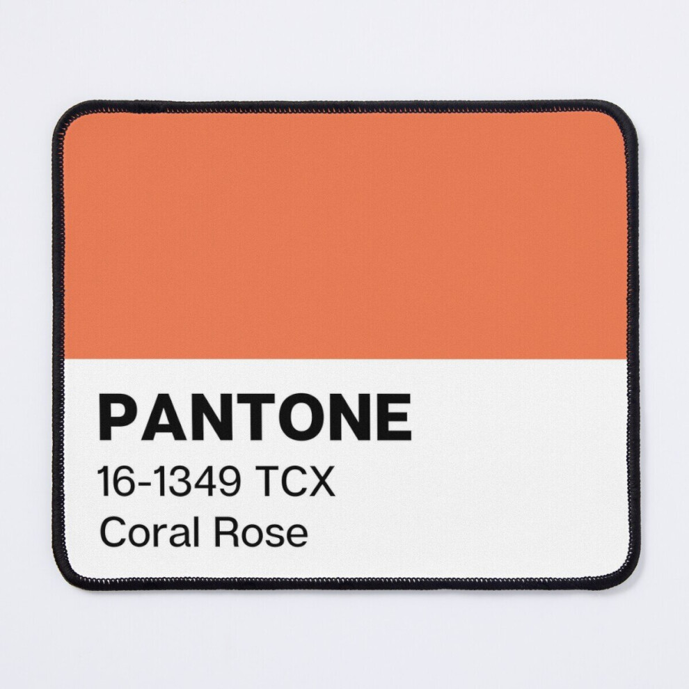 Mouse Pad Pantone Rose 11.8 X 9.8 Inch Computer Mat Gaming Office Mousepad Coral 7802738180961