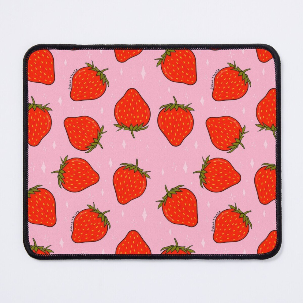 Mouse Pad Strawberry Print 11.8 X 9.8 Inch Computer Mat Gaming Office Mousepad 7802738117011