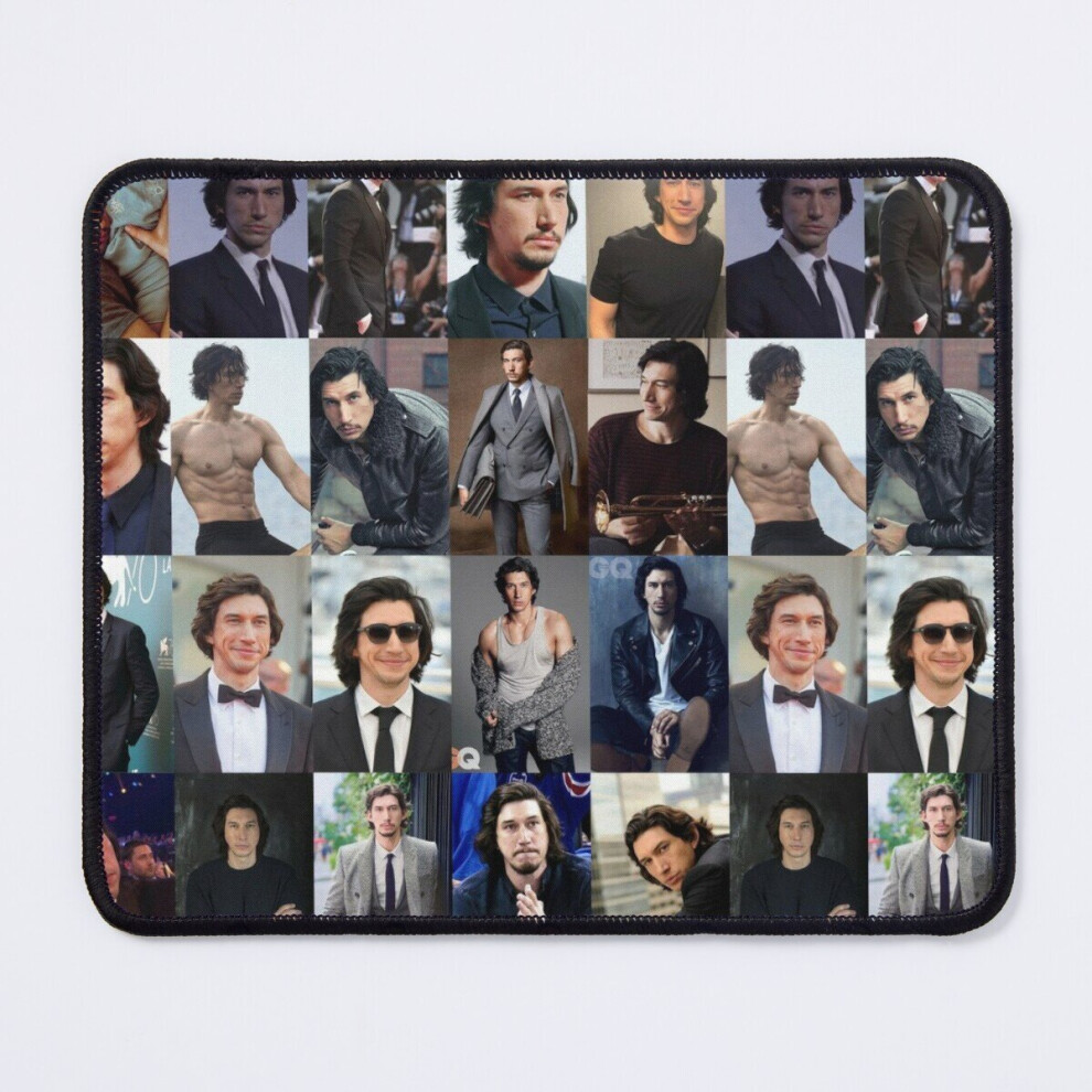Mouse Pad Adam Driver Collage 11.8 X 9.8 Inch Computer Mat Gaming Office Mousepad 7802738139518
