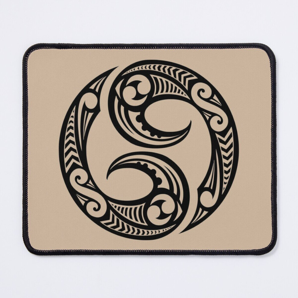 Mouse Pad Maori Carving, Koru Spiral Design 11.8 X 9.8 Inch Computer Mat Gaming Office Mousepad 7802738197075