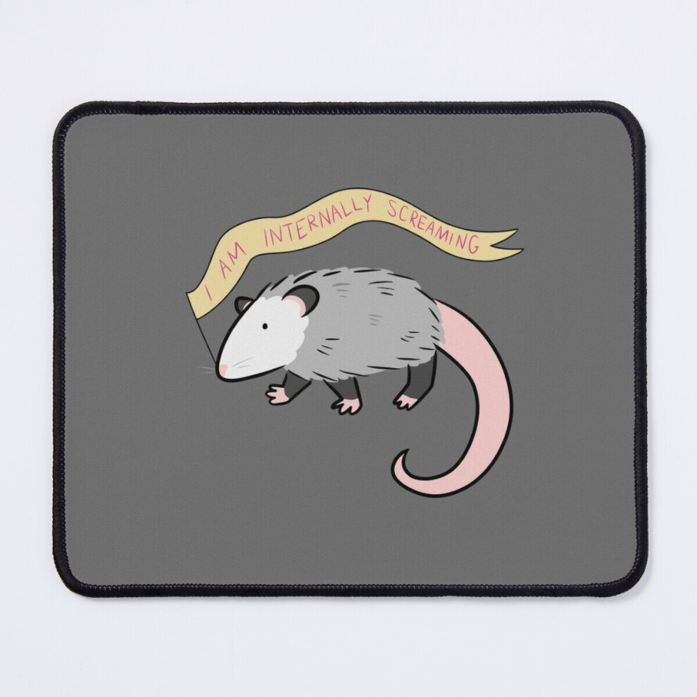 Mouse Pad Internally Screaming Opossum 11.8 X 9.8 Inch Computer Mat Gaming Office Mousepad 7802738127034