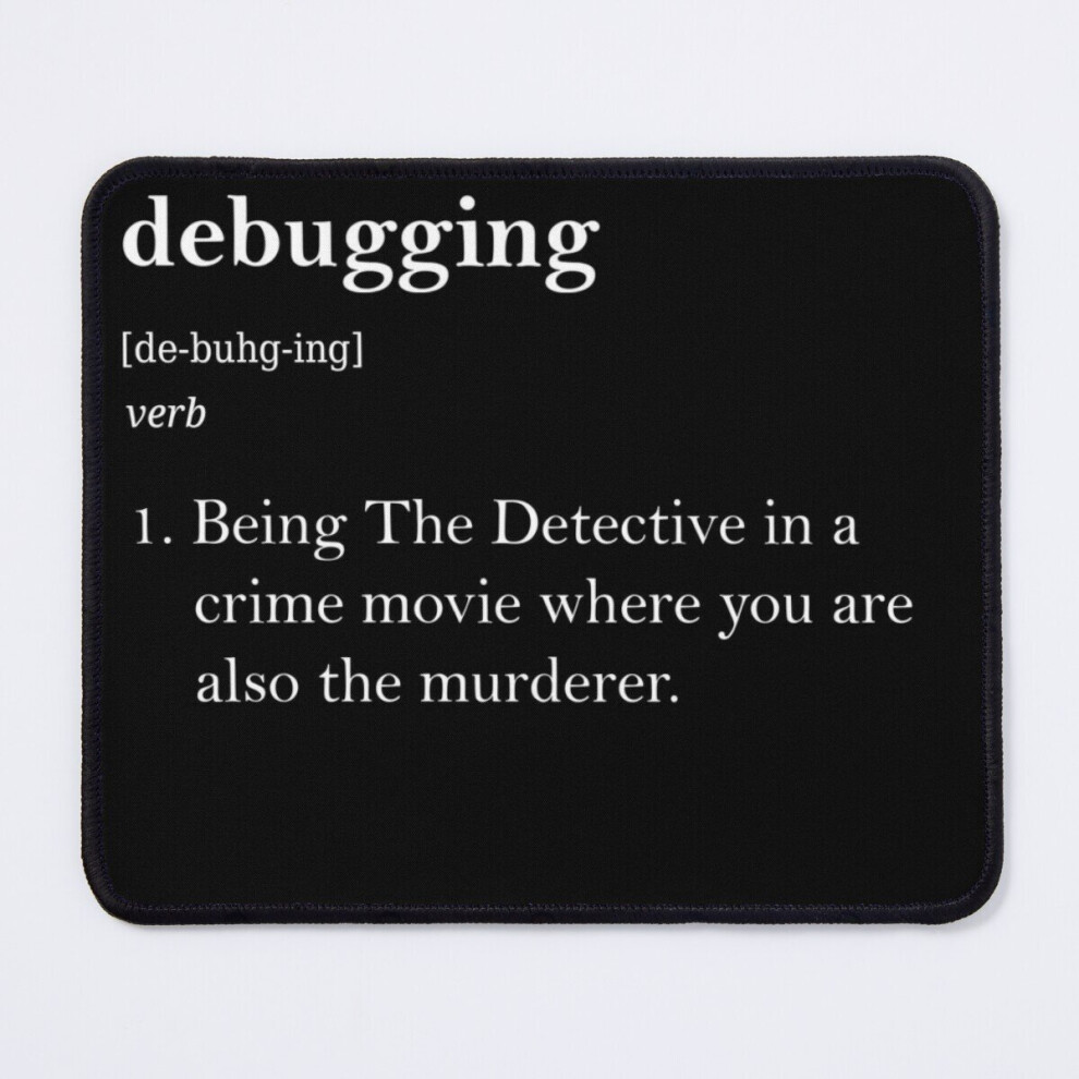 Mouse Pad Definition Of Debugging 11.8 X 9.8 Inch Computer Mat Gaming Office Mousepad 7802738114478