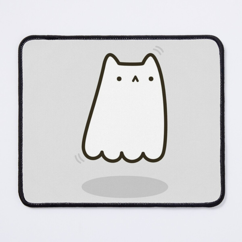 Mouse Pad Cute Spooky Ghost Kitty Cat 11.8 X 9.8 Inch Computer Mat Gaming Office Mousepad 7802738166439