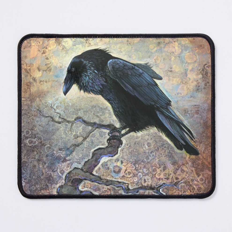 Mouse Pad Keeper Of Dreams - A Raven Painting 11.8 X 9.8 Inch Computer Mat Gaming Office Mousepad 7802738132052