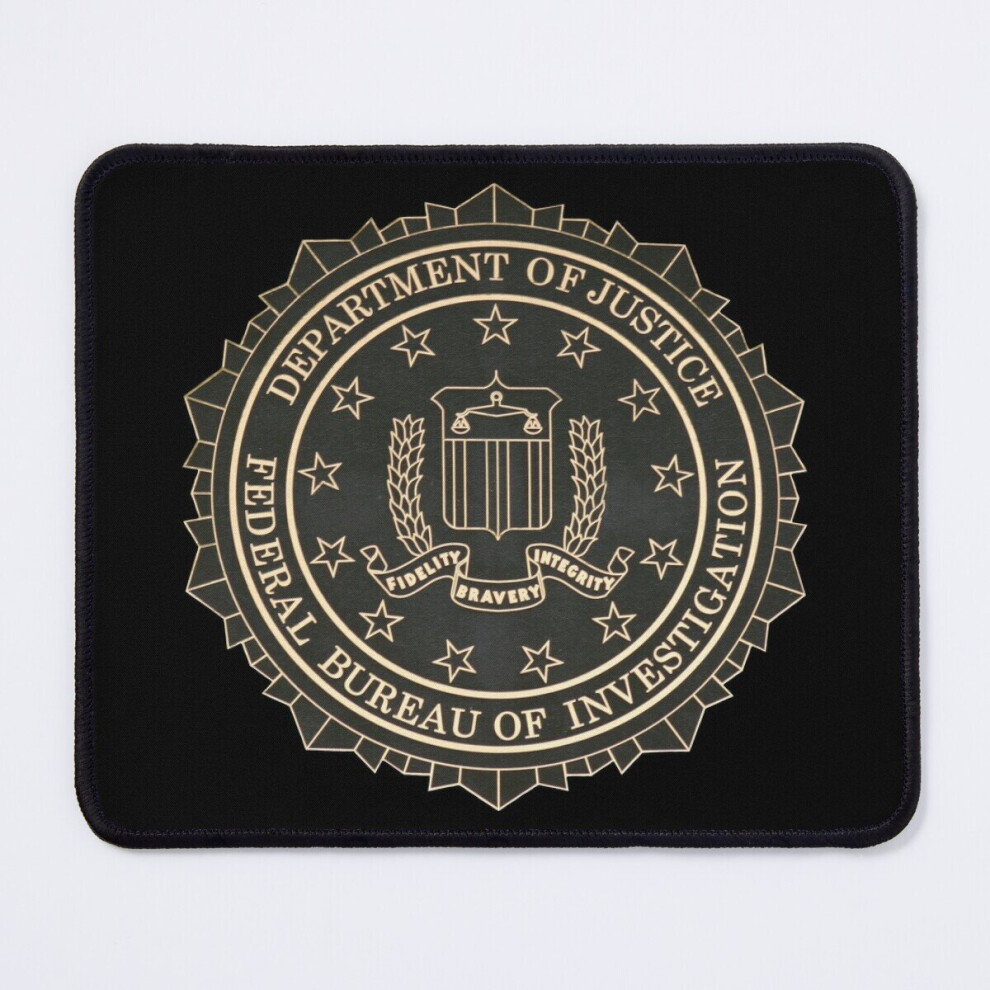 Mouse Pad Fbi Crest Photo 11.8 X 9.8 Inch Computer Mat Gaming Office Mousepad 7802738122077