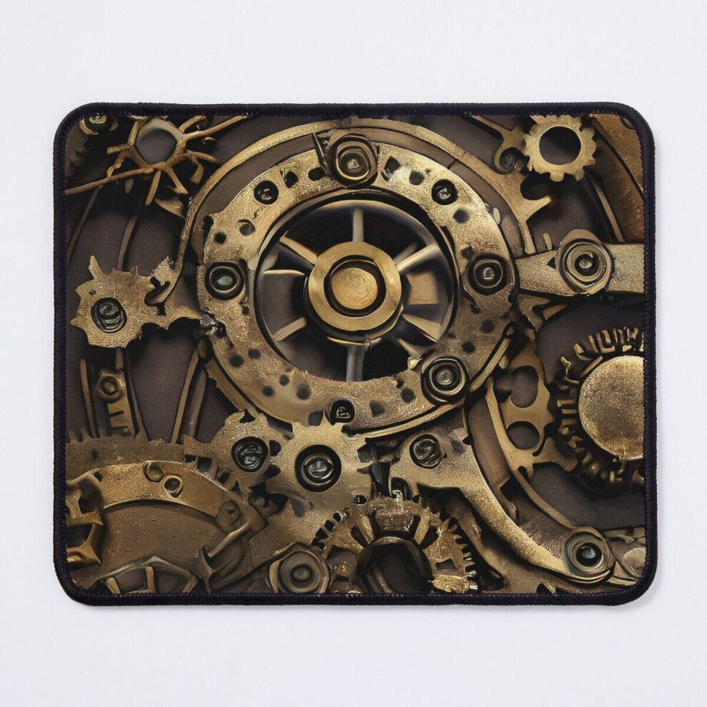 Mouse Pad Steampunk Cogs And Gears Iii 11.8 X 9.8 Inch Computer Mat Gaming Office Mousepad 7802738129496