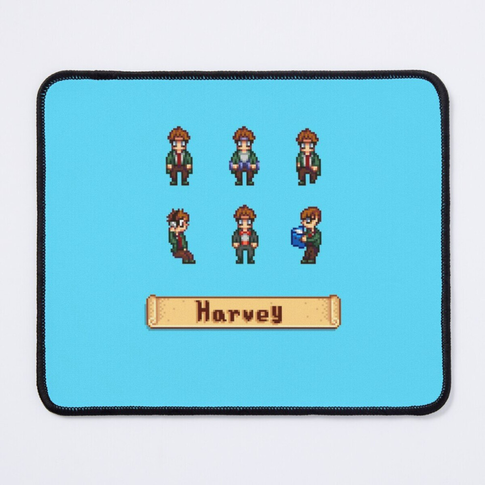 Mouse Pad Stardew Valley Sprites - Harvey 11.8 X 9.8 Inch Computer Mat Gaming Office Mousepad 7802738197112