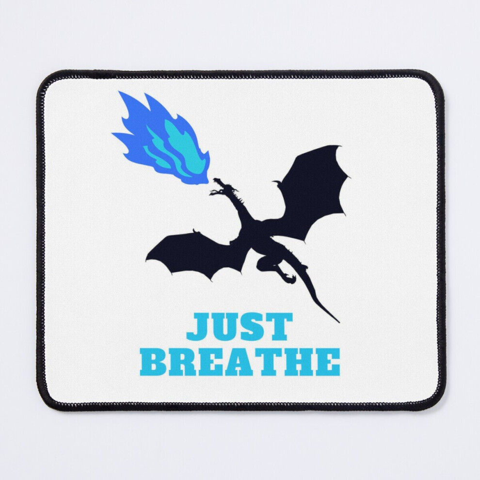 Mouse Pad Just Breathe Dragon 11.8 X 9.8 Inch Computer Mat Gaming Office Mousepad 7802738175158