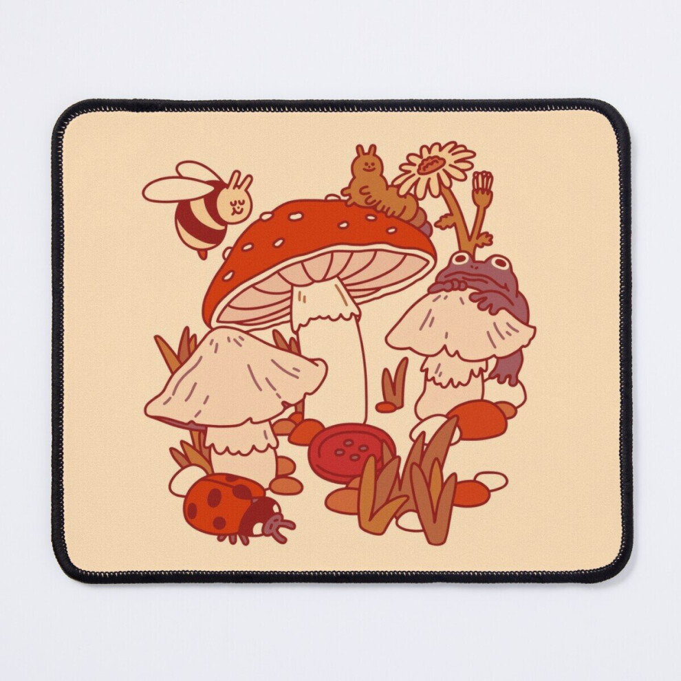 Mouse Pad Mushrooms Tiny Friends 11.8 X 9.8 Inch Computer Mat Gaming Office Mousepad 7802738205961